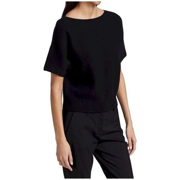 Kimono Sleeve Wool  Cashmere Knit T Shirt