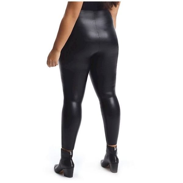 Faux Leather Control Leggings