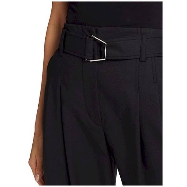 Belted Cropped Pants